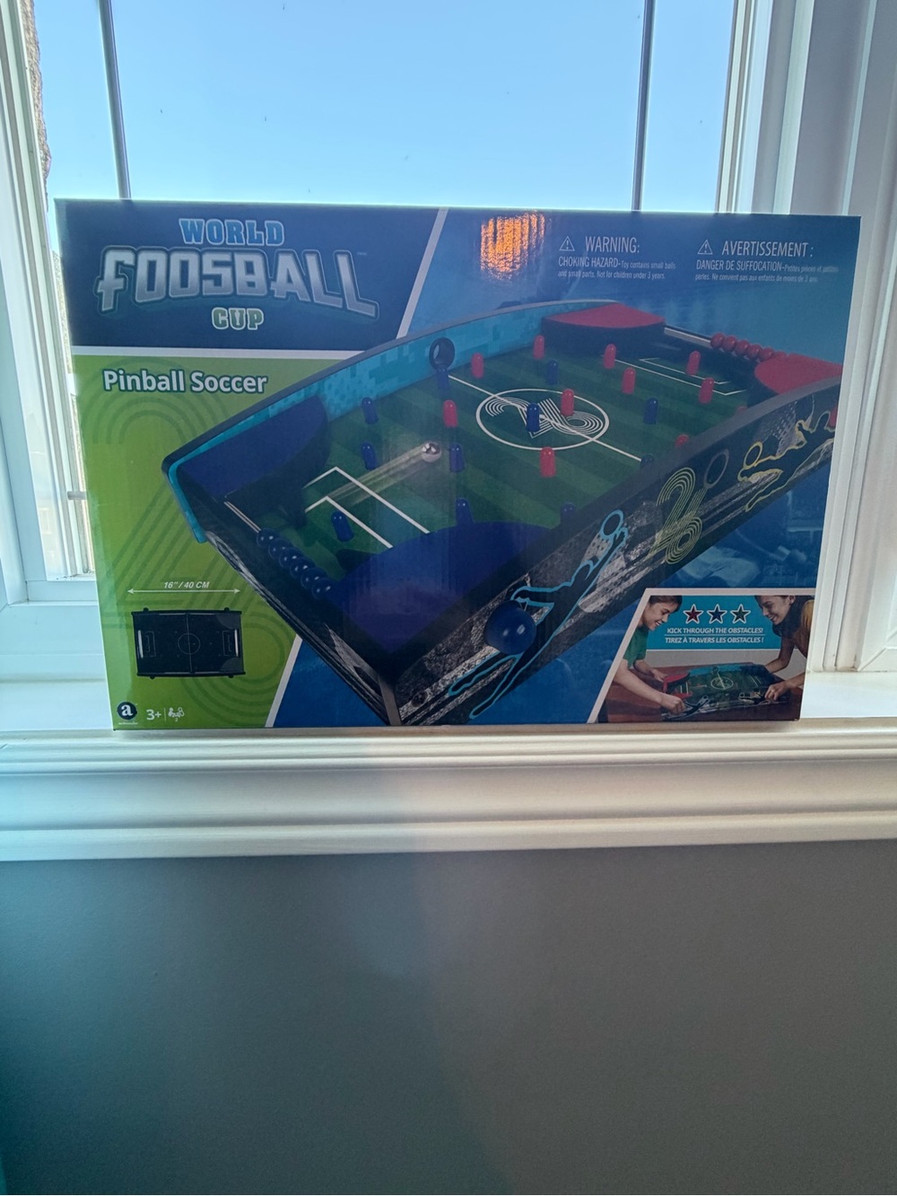 Pinball Soccer Game - Blue/Green